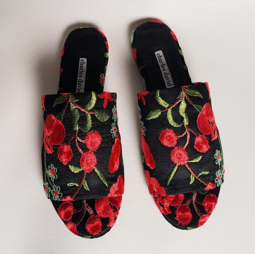 Charles David Slide Sandals